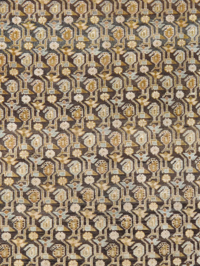 Vintage Persian Malayer Gallery Carpet, No.24811 - Gsblank