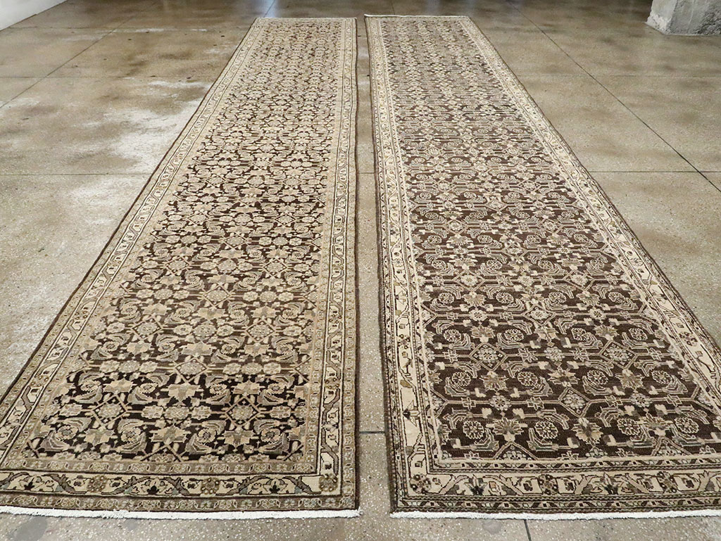 Vintage Persian Malayer Runner (Pair: 1 of 2), No.24813 - Gsblank