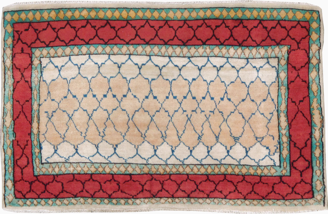 Vintage Persian Tabriz Rug, No.24815 - Gsblank