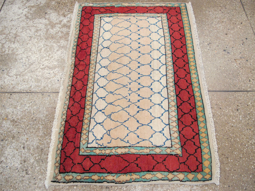 Vintage Persian Tabriz Rug, No.24815 - Gsblank