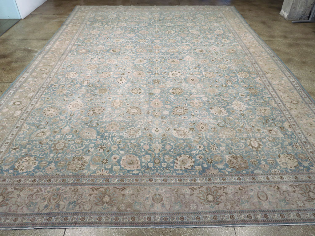 Antique Persian Tabriz Oversize Carpet, No.24817 - Gsblank