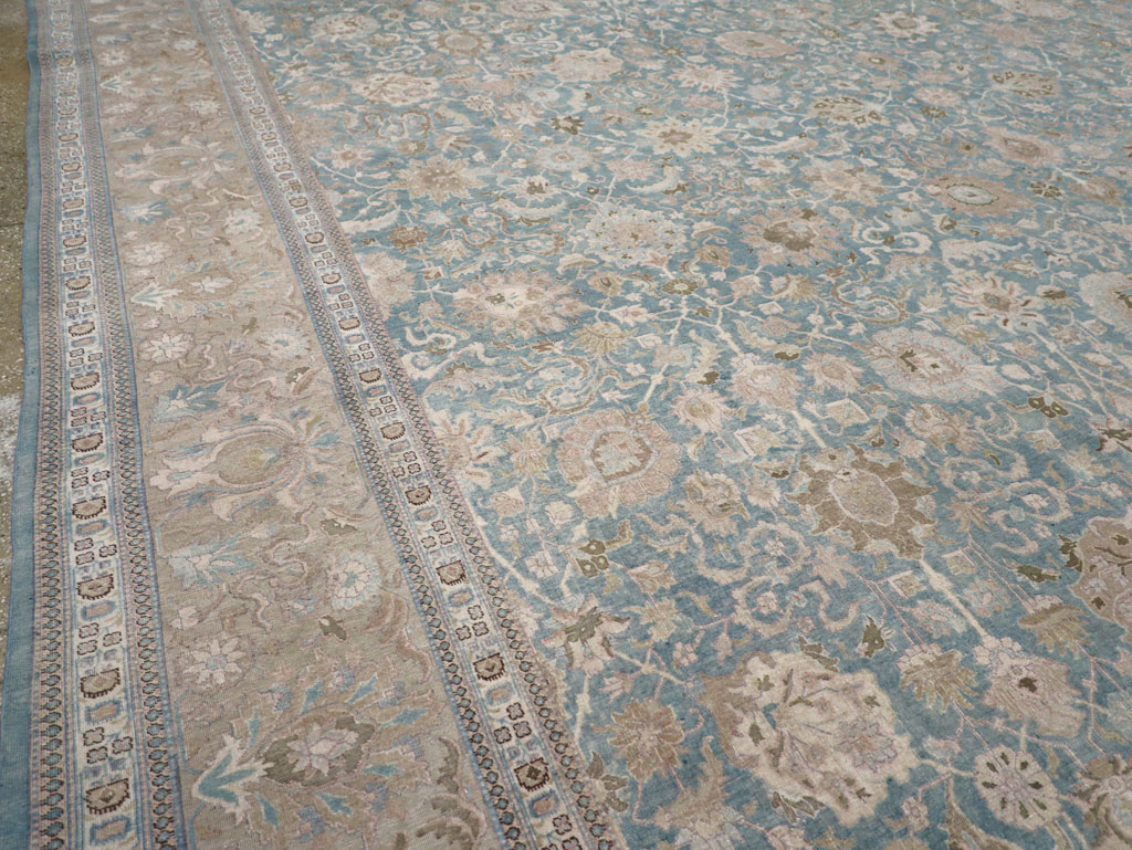 Antique Persian Tabriz Oversize Carpet, No.24817 - Gsblank