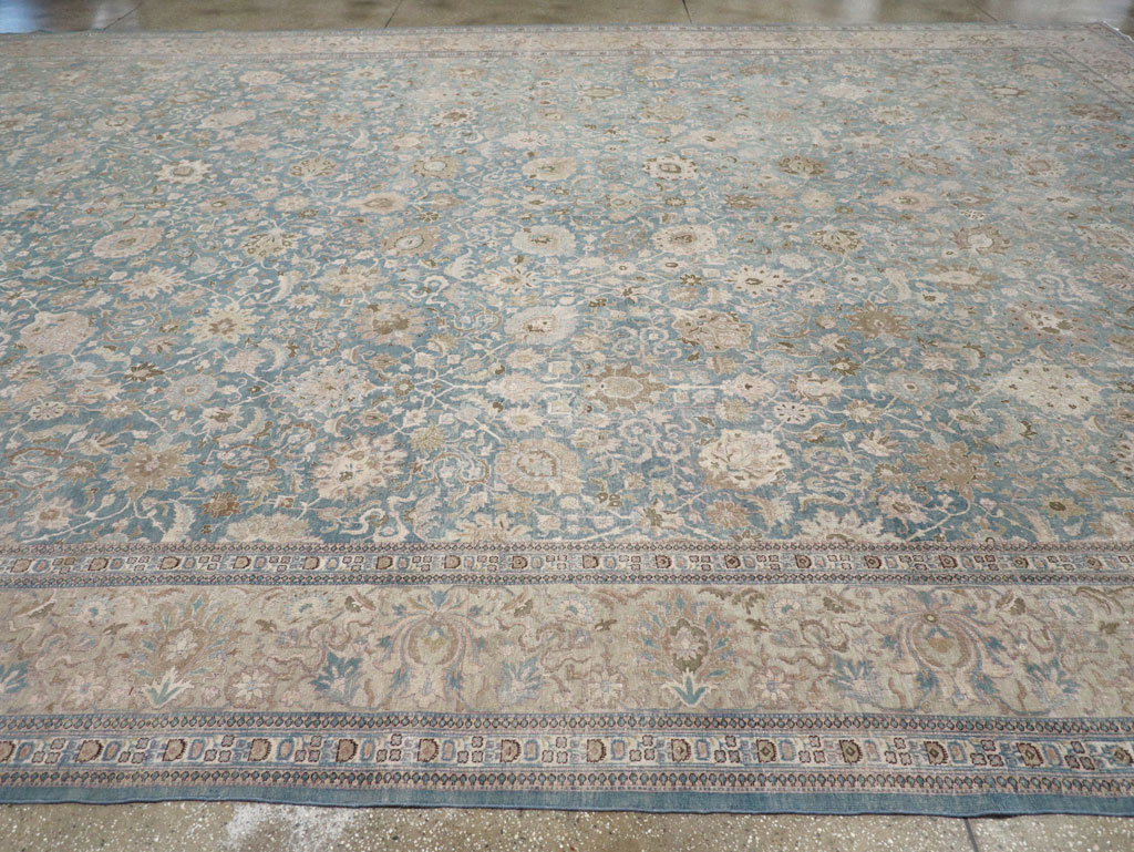 Antique Persian Tabriz Oversize Carpet, No.24817 - Gsblank