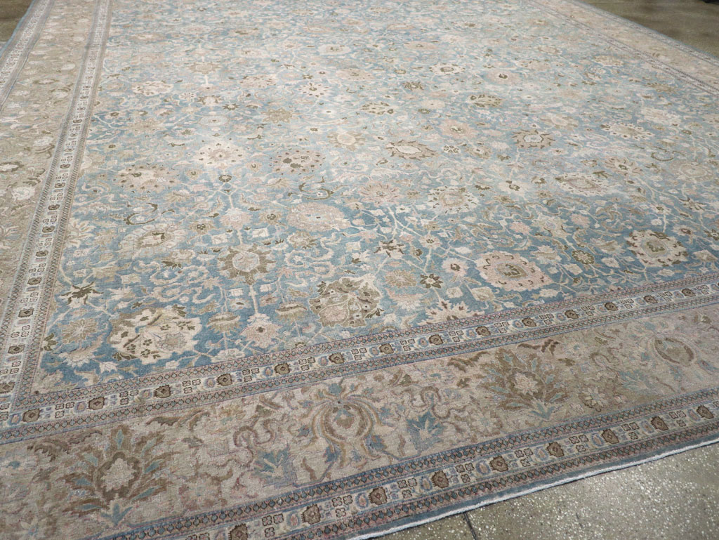 Antique Persian Tabriz Oversize Carpet, No.24817 - Gsblank