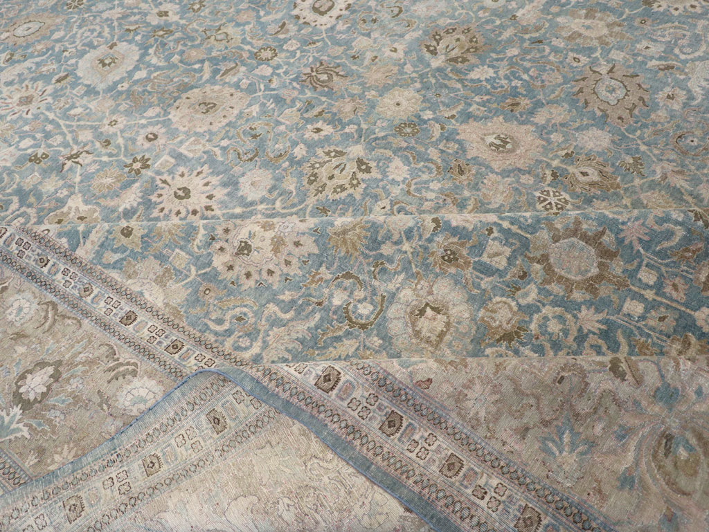 Antique Persian Tabriz Oversize Carpet, No.24817 - Gsblank