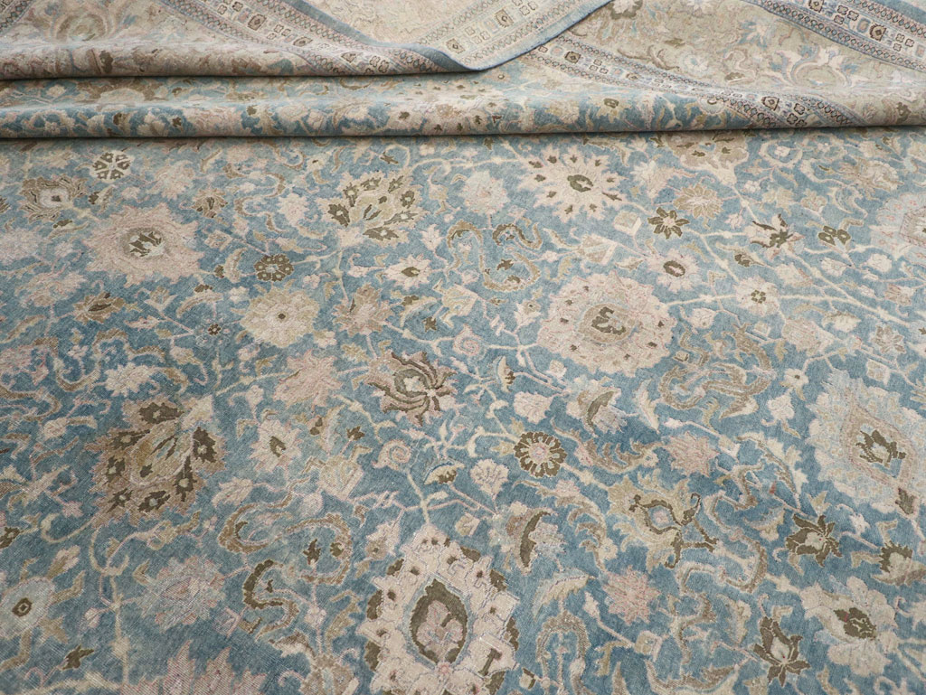 Antique Persian Tabriz Oversize Carpet, No.24817 - Gsblank