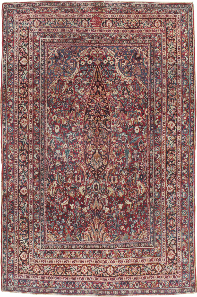 Antique Persian Mashad Carpet, No.24823 - Gsblank