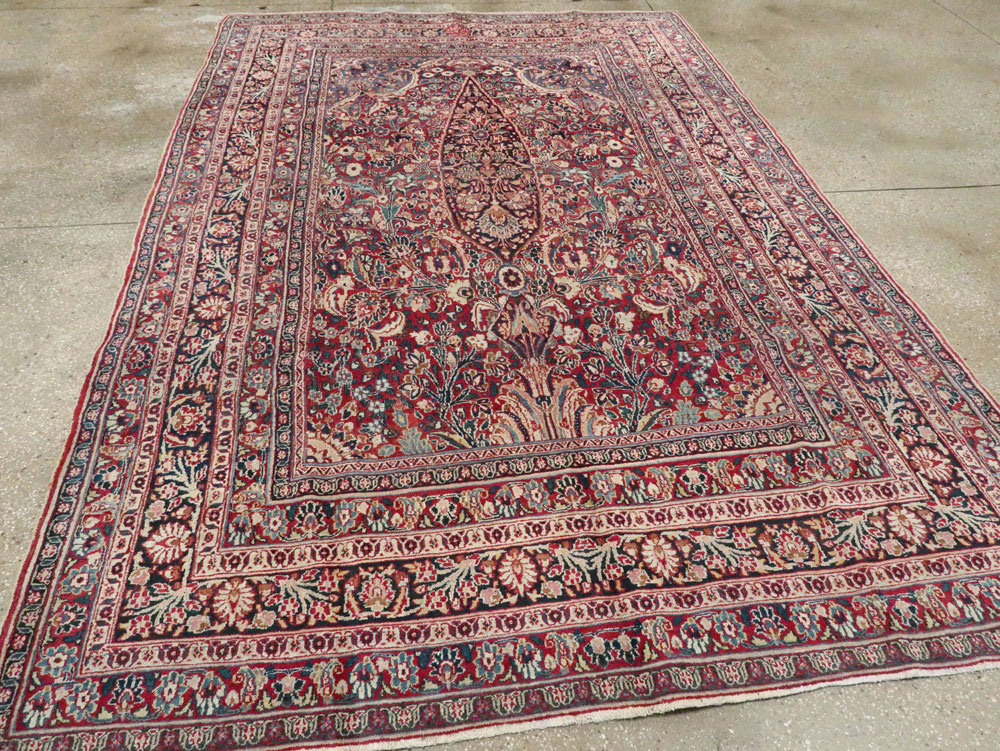 Antique Persian Mashad Carpet, No.24823 - Gsblank