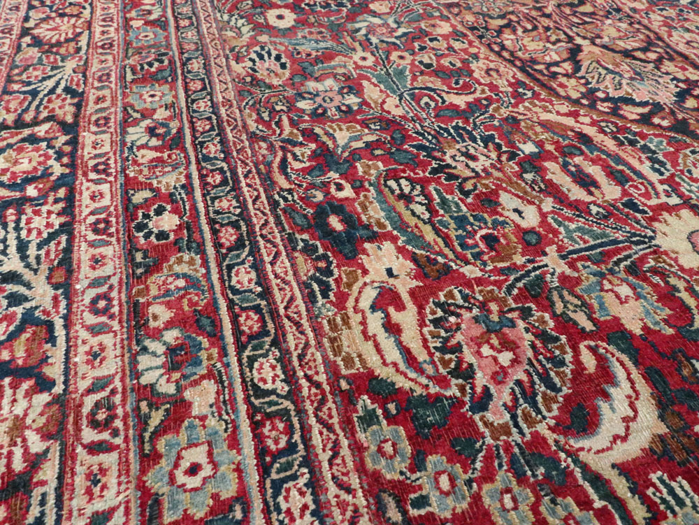 Antique Persian Mashad Carpet, No.24823 - Gsblank