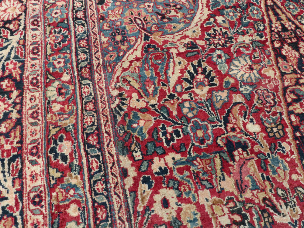 Antique Persian Mashad Carpet, No.24823 - Gsblank