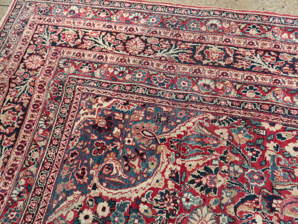 Antique Persian Mashad Carpet, No.24823 - Gsblank