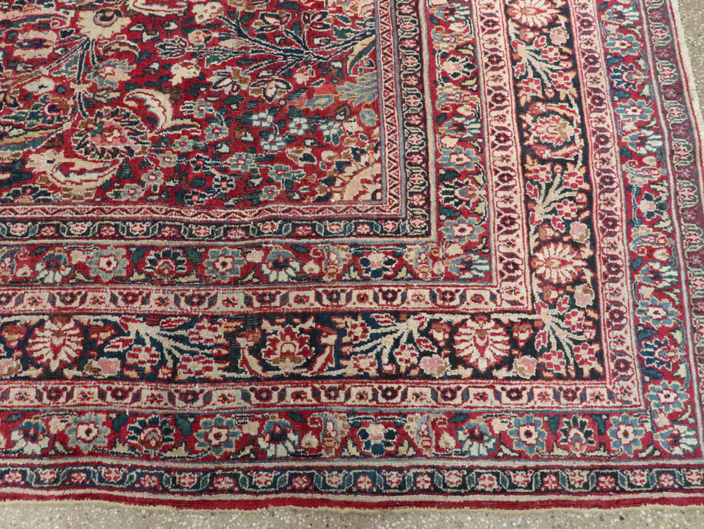 Antique Persian Mashad Carpet, No.24823 - Gsblank