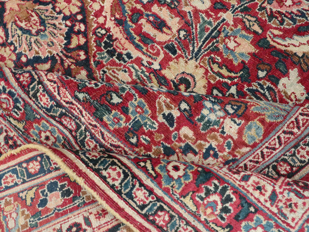 Antique Persian Mashad Carpet, No.24823 - Gsblank