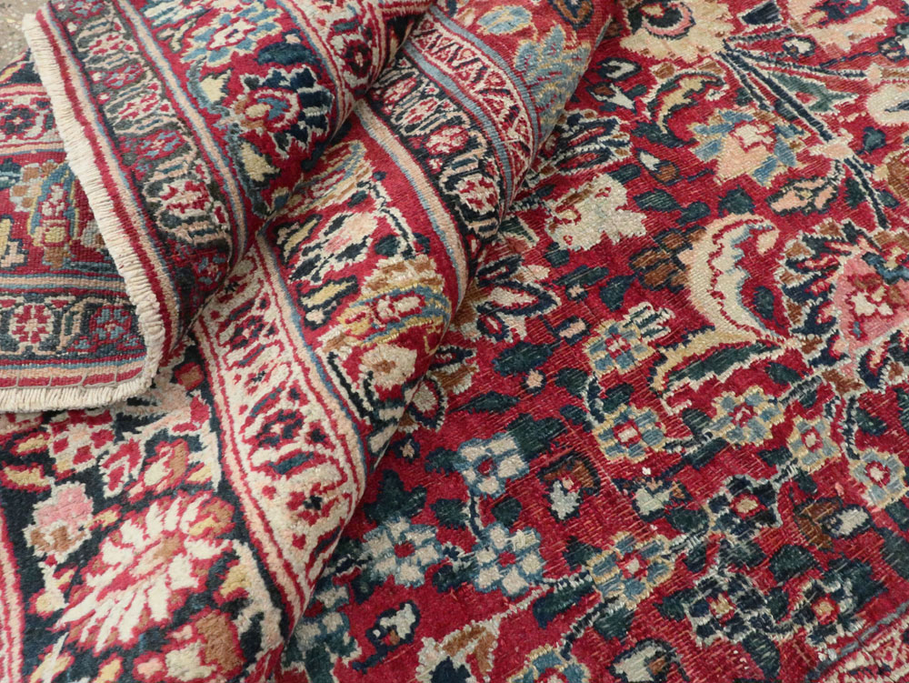 Antique Persian Mashad Carpet, No.24823 - Gsblank