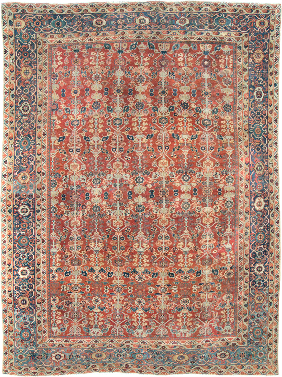 Antique Persian Mahal Carpet, No.24824 - Gsblank