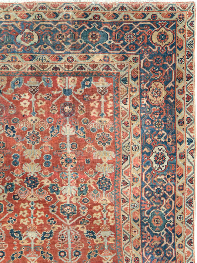 Antique Persian Mahal Carpet, No.24824 - Gsblank