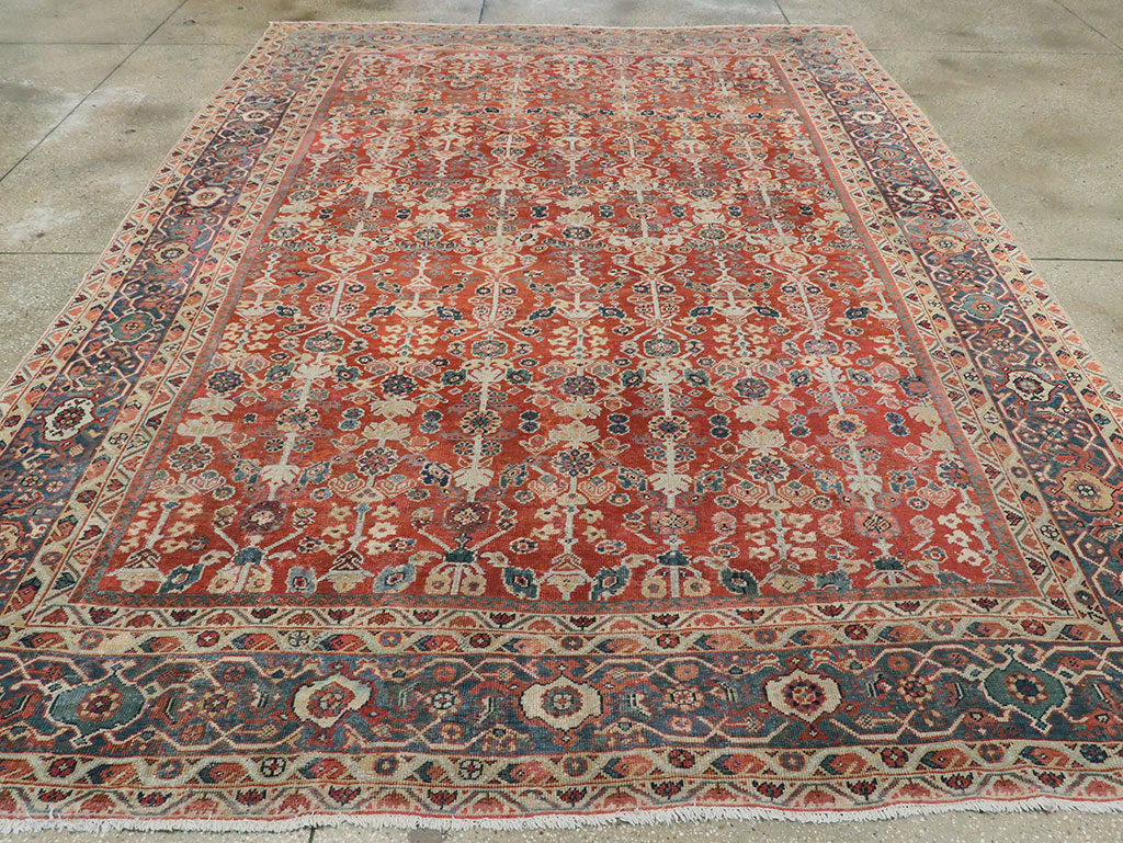 Antique Persian Mahal Carpet, No.24824 - Gsblank
