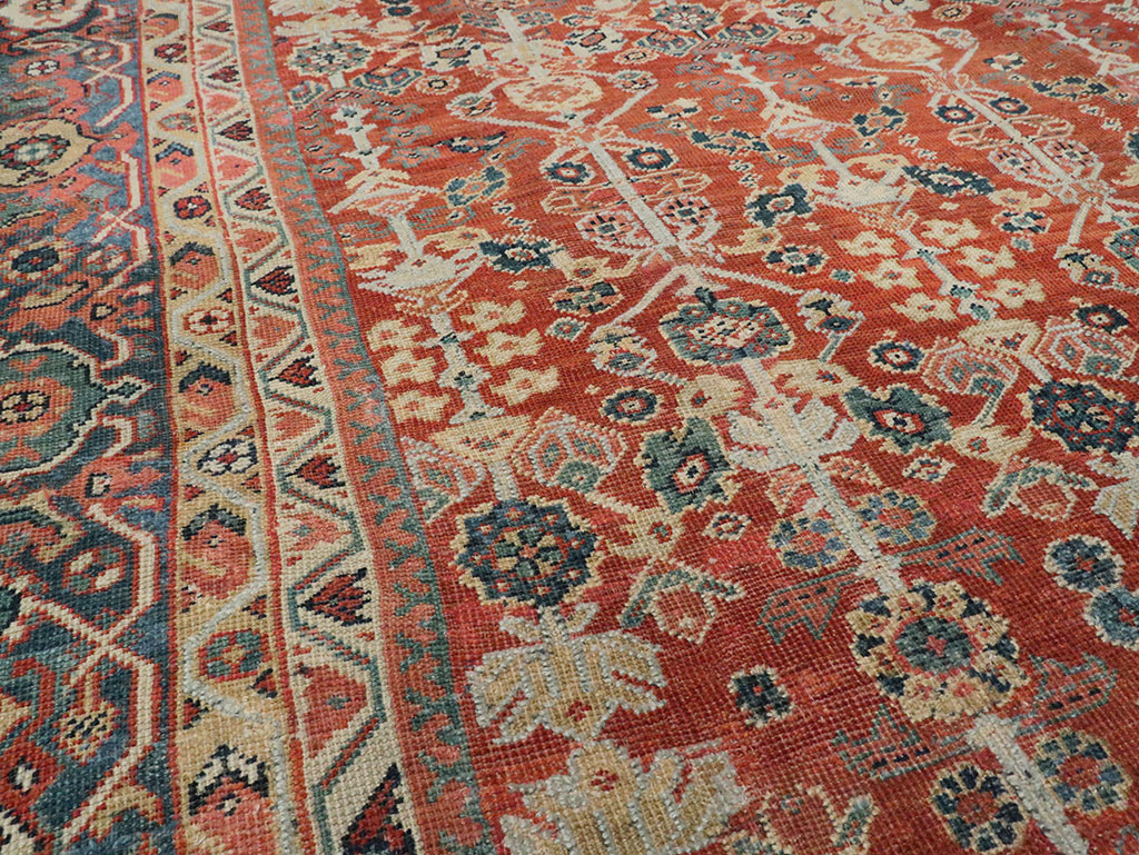 Antique Persian Mahal Carpet, No.24824 - Gsblank