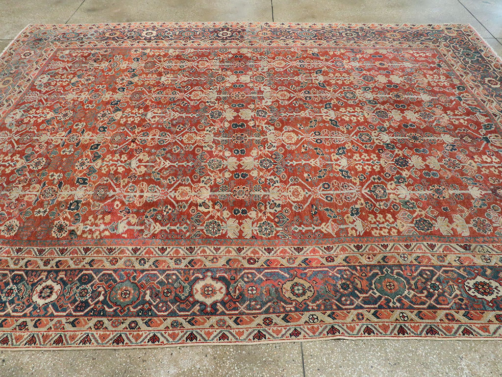 Antique Persian Mahal Carpet, No.24824 - Gsblank