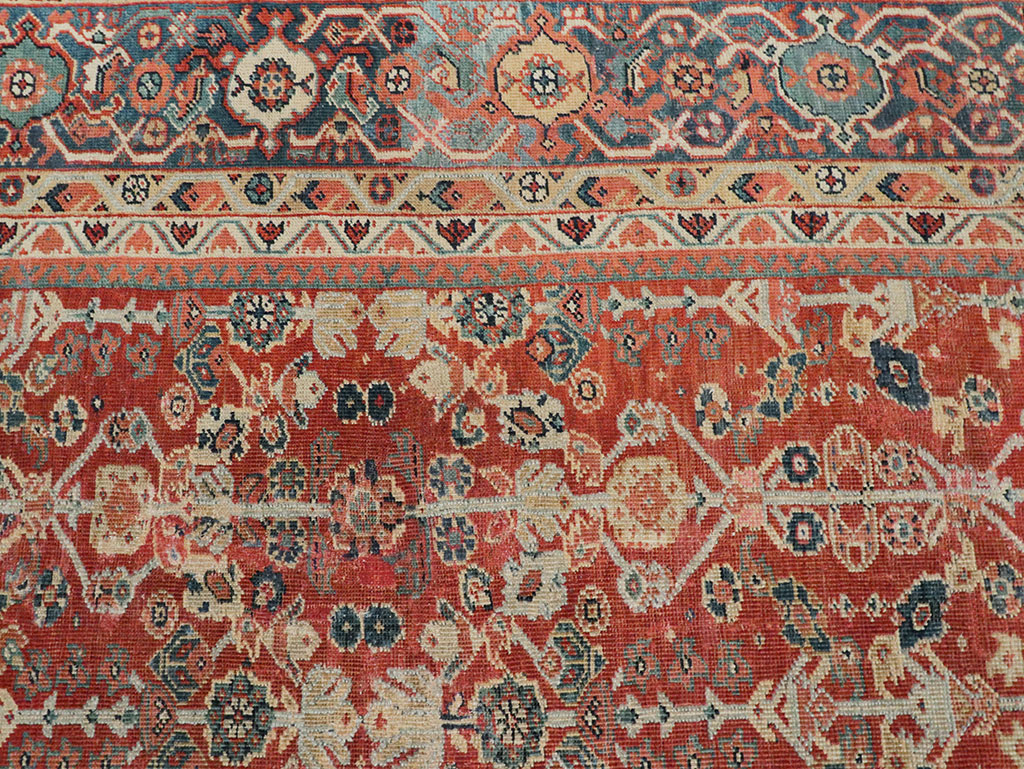 Antique Persian Mahal Carpet, No.24824 - Gsblank