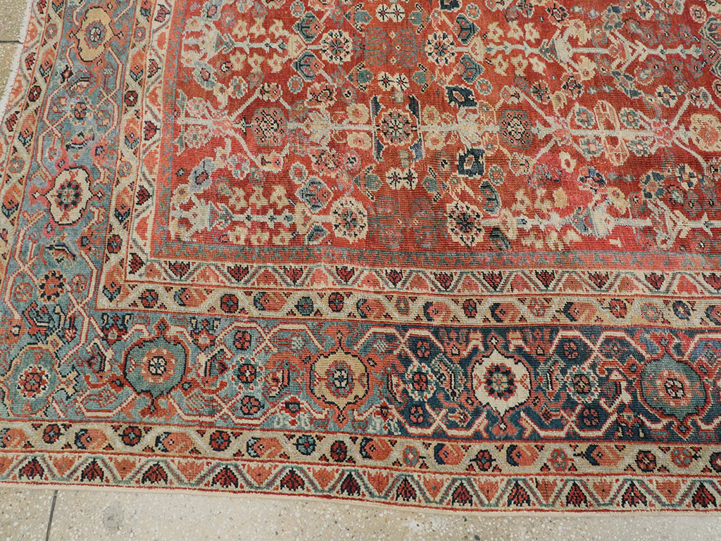 Antique Persian Mahal Carpet, No.24824 - Gsblank