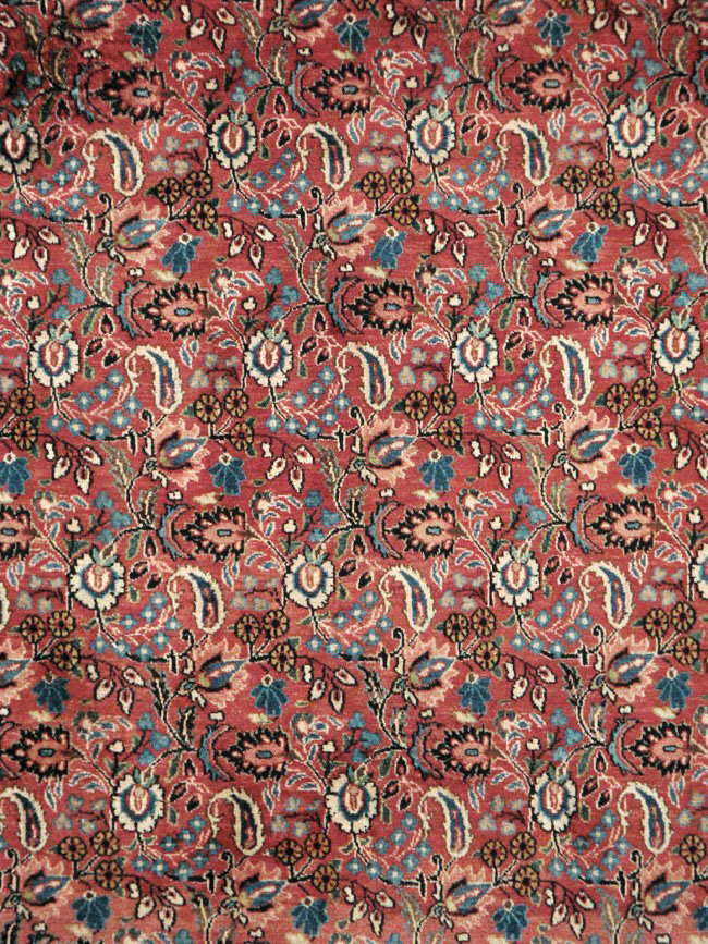 Vintage Persian Mashad Carpet, No.24825 - Gsblank