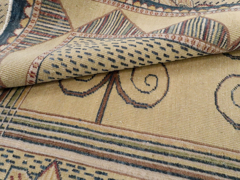 Vintage Indian Modern Rug, No.24834 - Gsblank