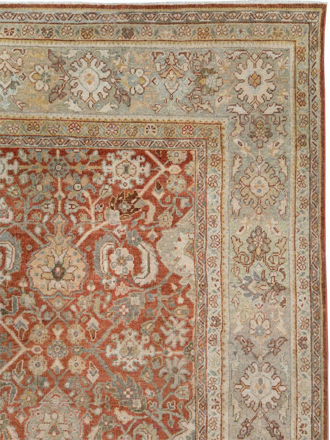 Antique Persian Mahal Room Size Carpet, No.24847 - Gsblank