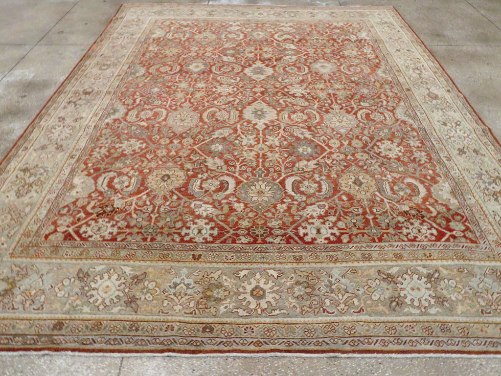 Antique Persian Mahal Room Size Carpet, No.24847 - Gsblank