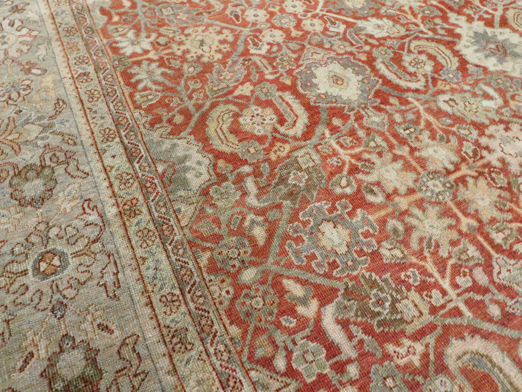 Antique Persian Mahal Room Size Carpet, No.24847 - Gsblank