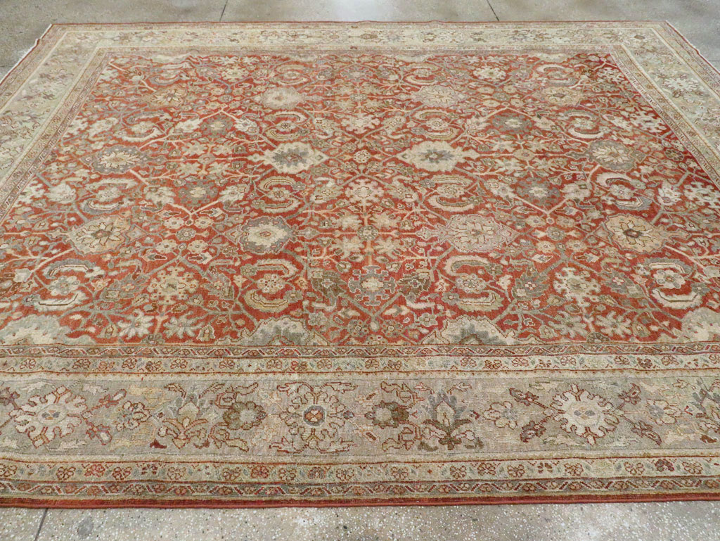 Antique Persian Mahal Room Size Carpet, No.24847 - Gsblank