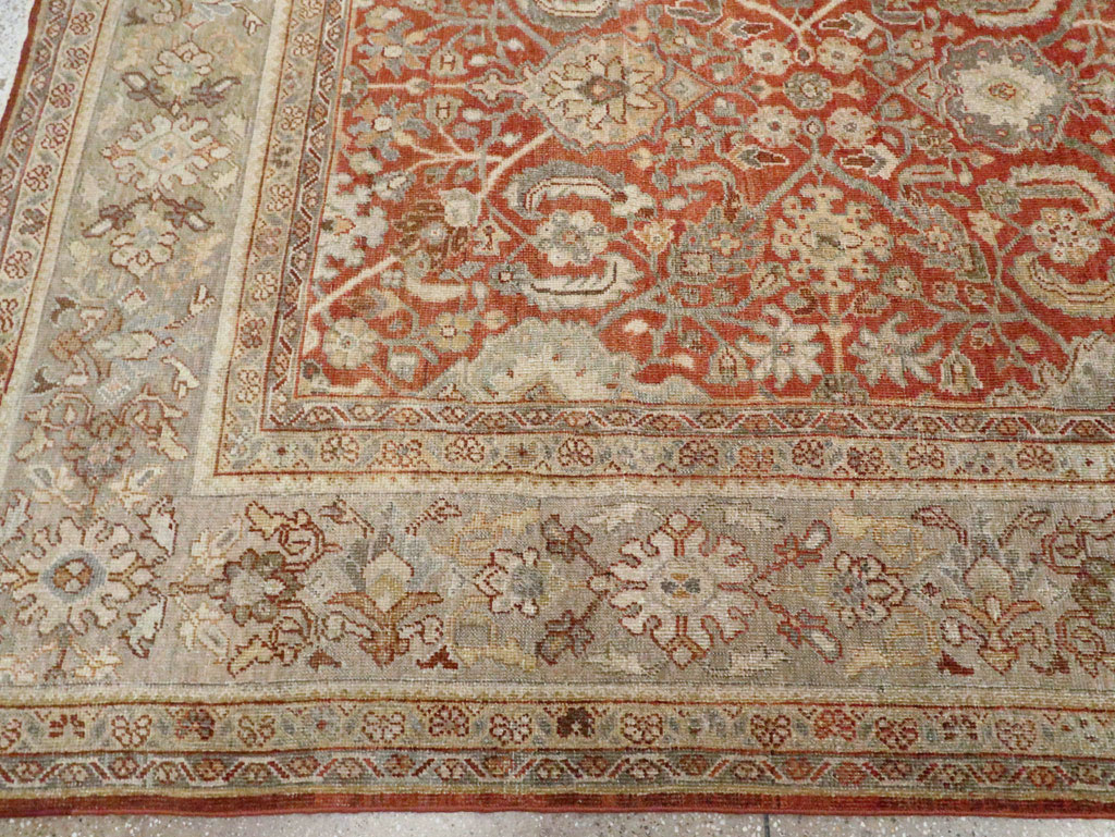 Antique Persian Mahal Room Size Carpet, No.24847 - Gsblank