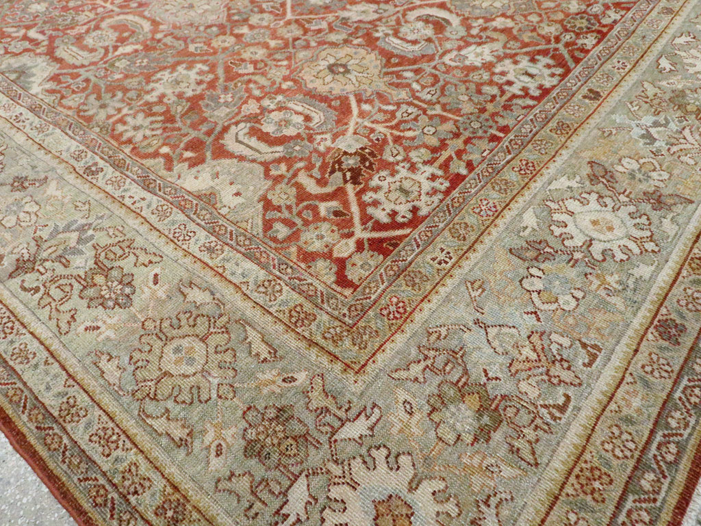 Antique Persian Mahal Room Size Carpet, No.24847 - Gsblank