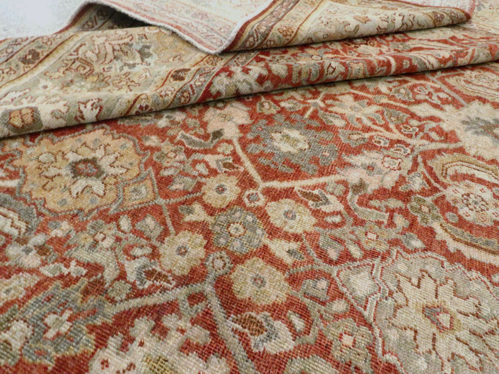 Antique Persian Mahal Room Size Carpet, No.24847 - Gsblank