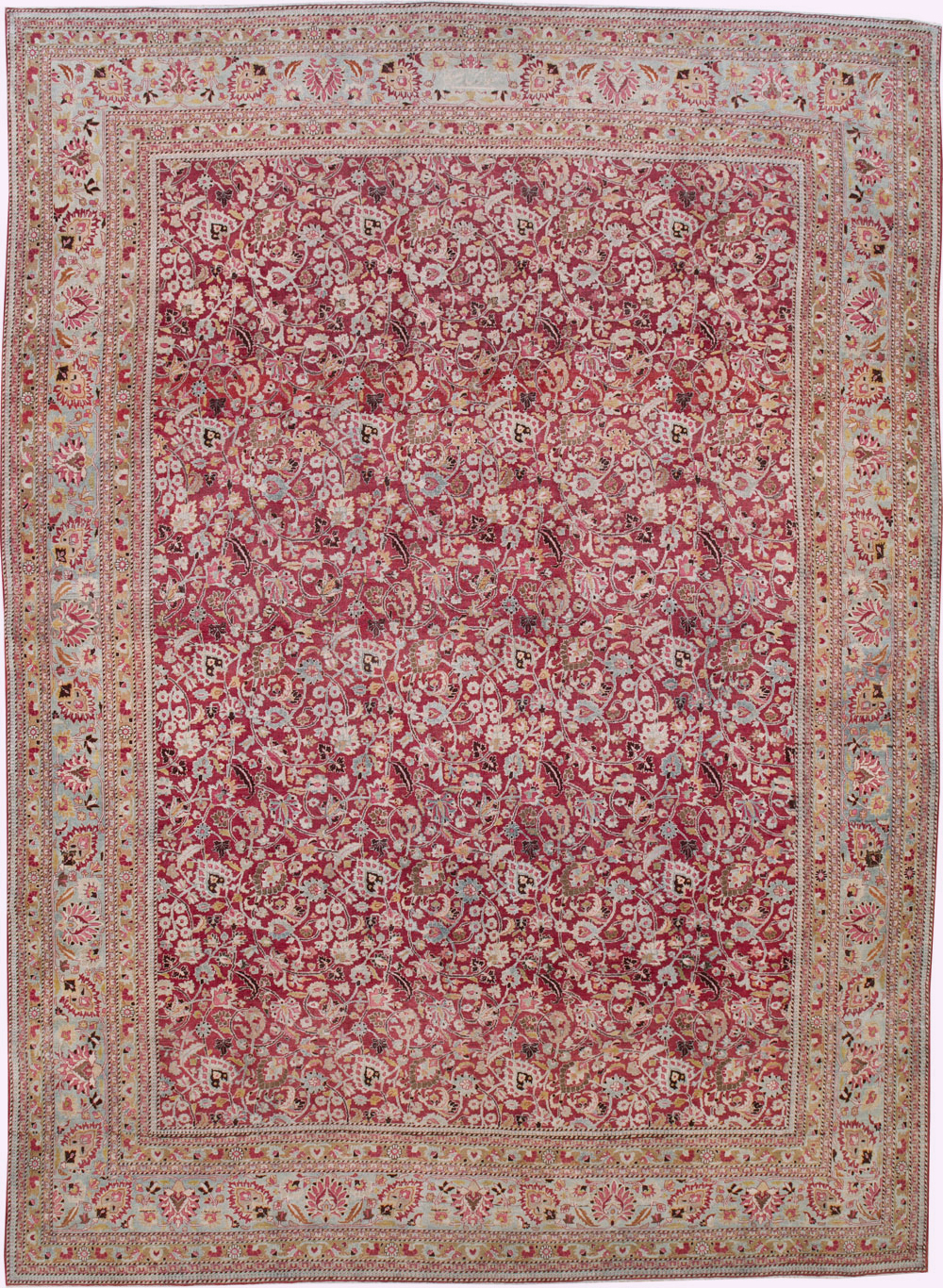 Antique Persian Mashad Carpet, No.24848 - Gsblank