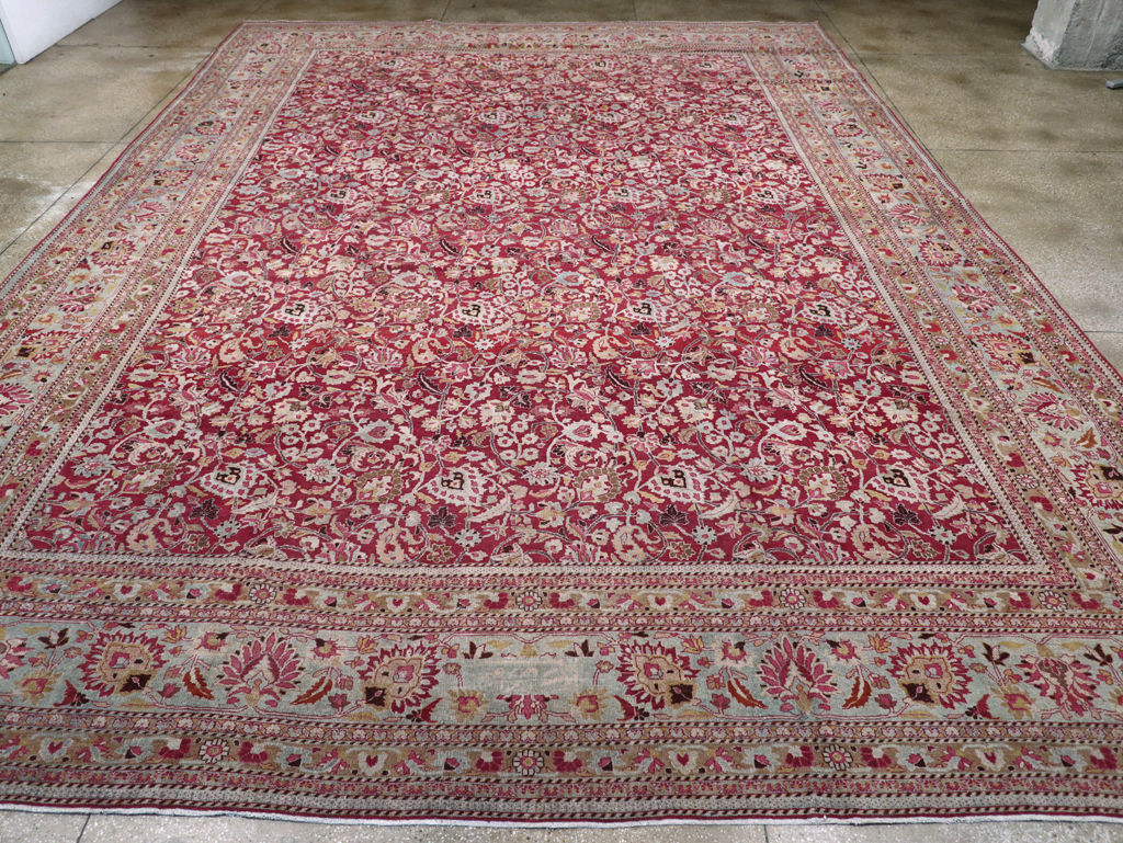 Antique Persian Mashad Carpet, No.24848 - Gsblank