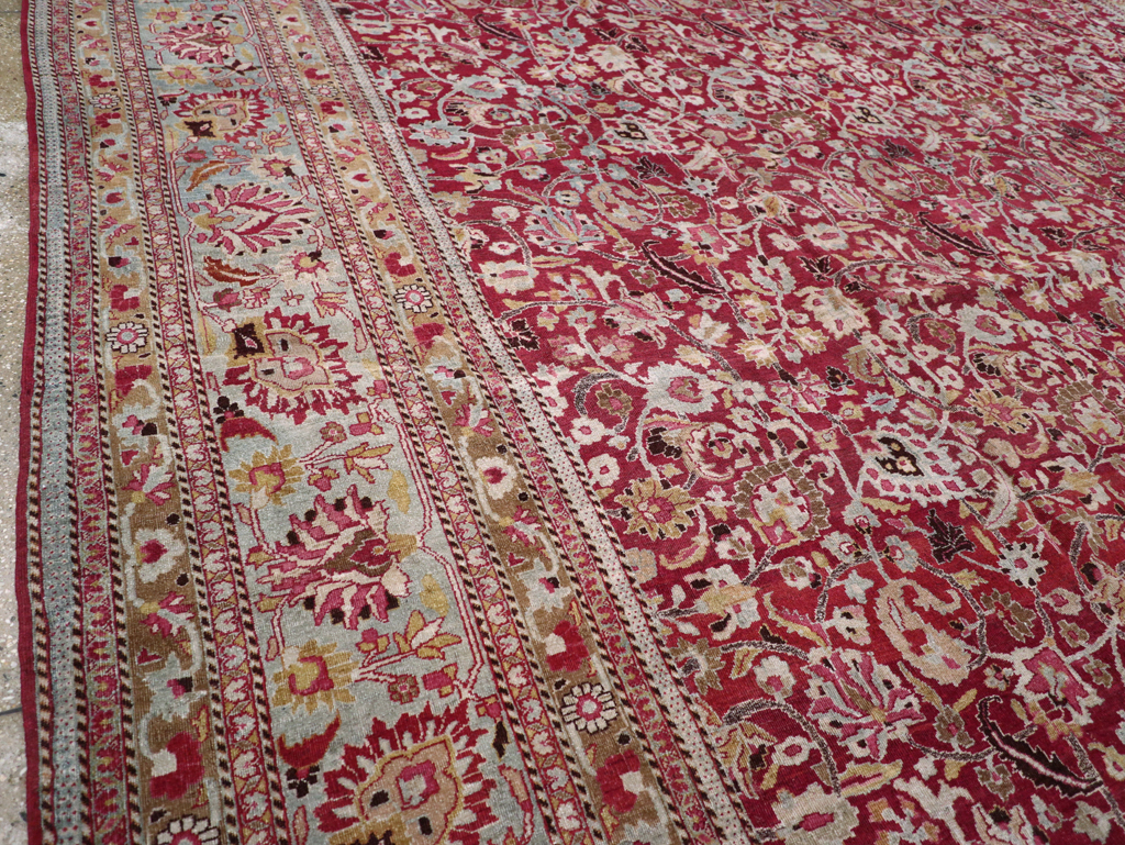 Antique Persian Mashad Carpet, No.24848 - Gsblank