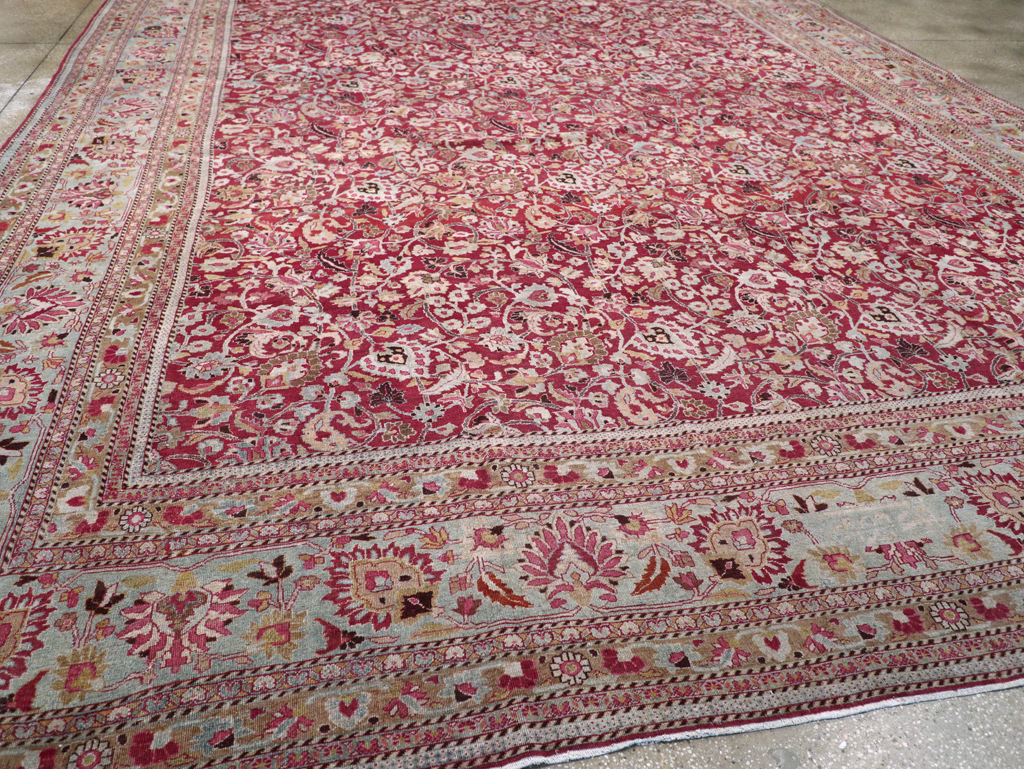 Antique Persian Mashad Carpet, No.24848 - Gsblank