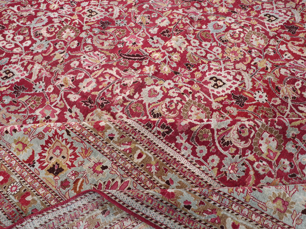 Antique Persian Mashad Carpet, No.24848 - Gsblank