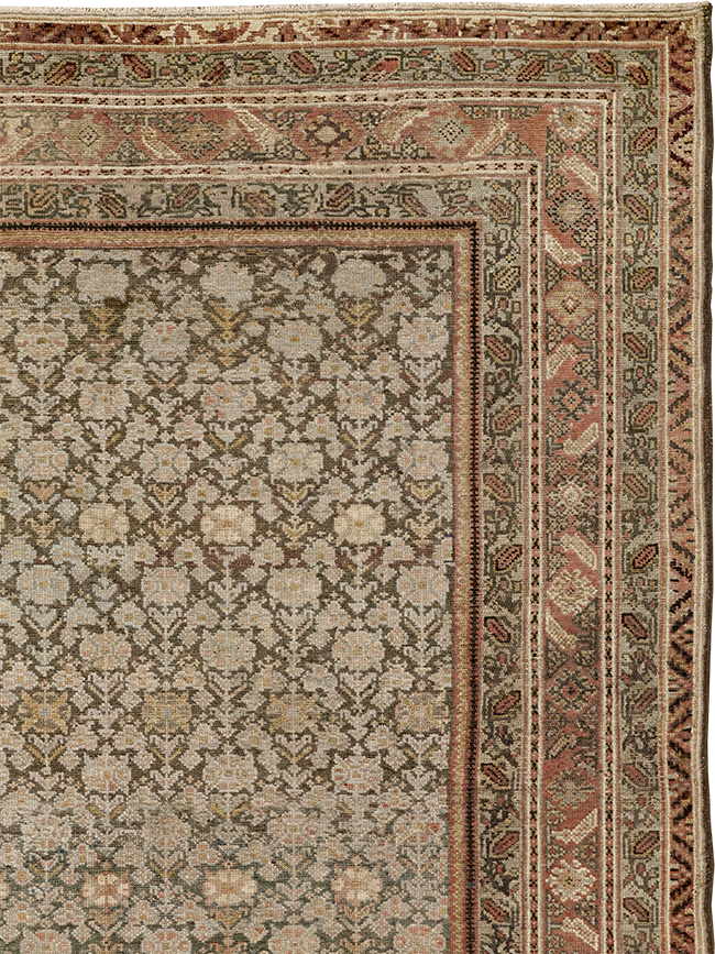 Antique Persian Malayer Gallery Carpet, No.24851 - Gsblank
