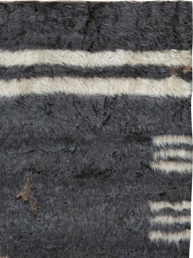 Vintage Turkish Mohair Rug, No.24866 - Gsblank