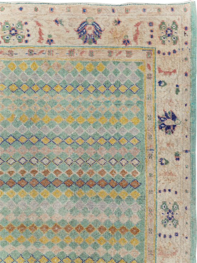 Vintage Turkish Anatolian Gallery Carpet, No.24867 - Gsblank