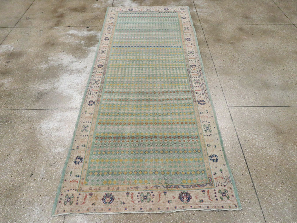 Vintage Turkish Anatolian Gallery Carpet, No.24867 - Gsblank