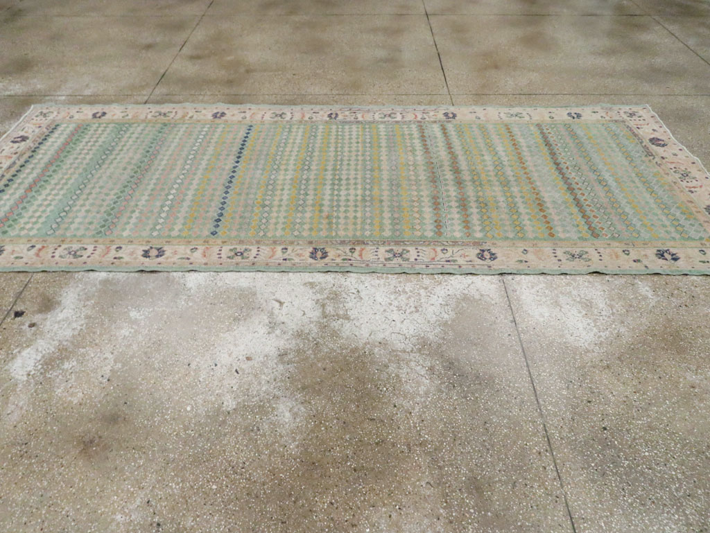 Vintage Turkish Anatolian Gallery Carpet, No.24867 - Gsblank