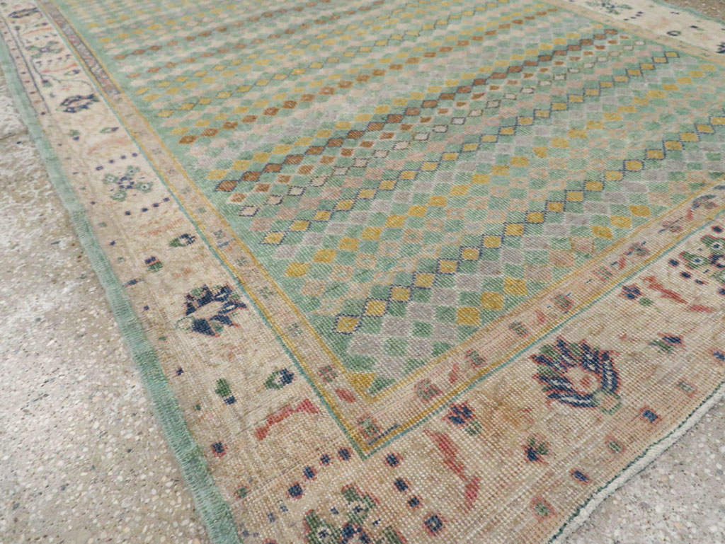 Vintage Turkish Anatolian Gallery Carpet, No.24867 - Gsblank