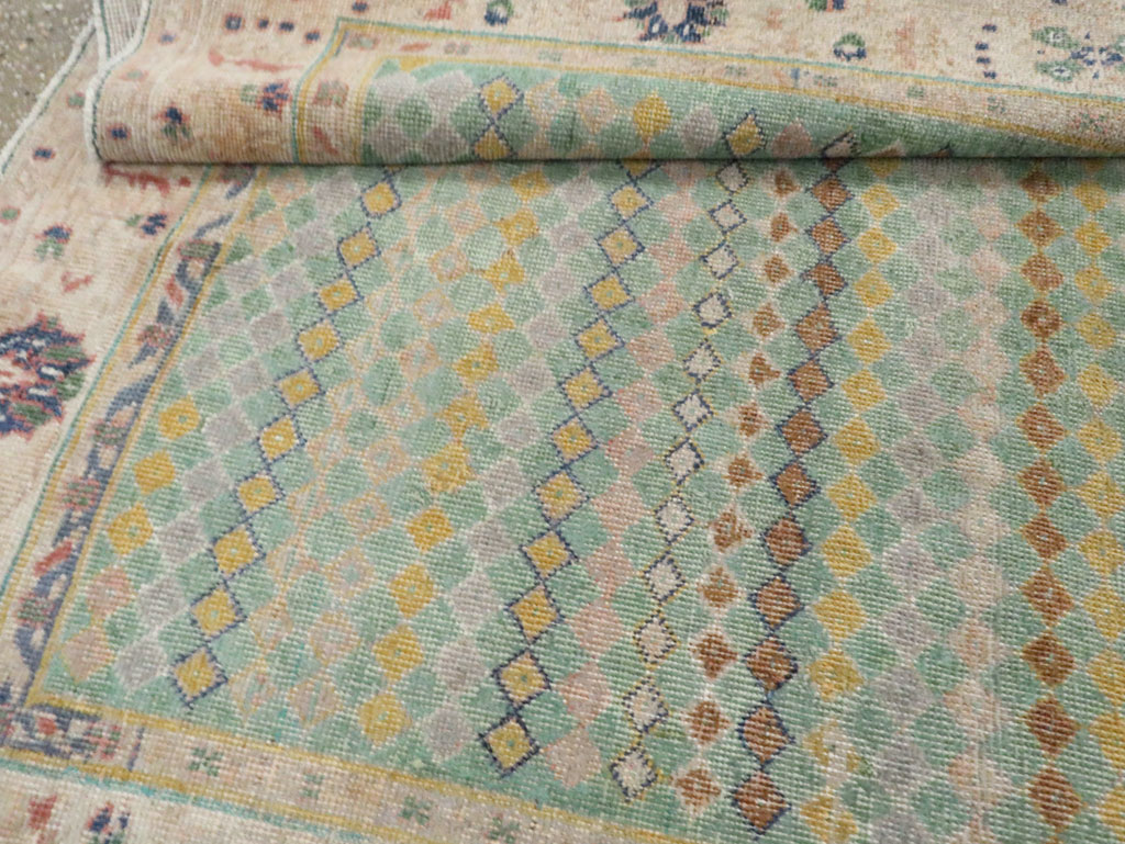 Vintage Turkish Anatolian Gallery Carpet, No.24867 - Gsblank