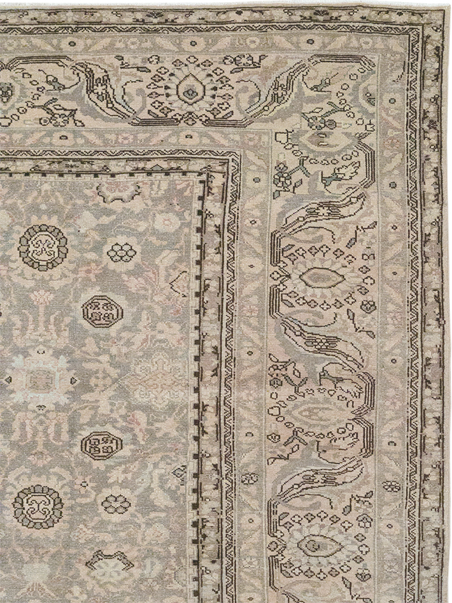 Vintage Persian Malayer Room Size Carpet, No.24871 - Gsblank