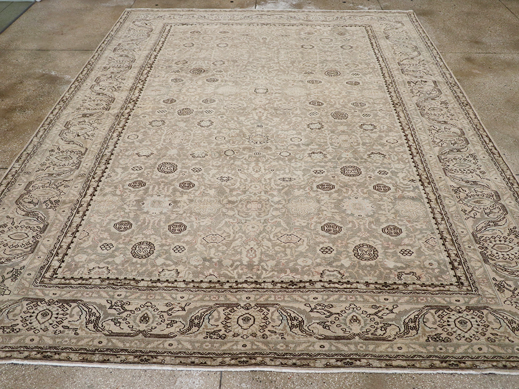 Vintage Persian Malayer Room Size Carpet, No.24871 - Gsblank