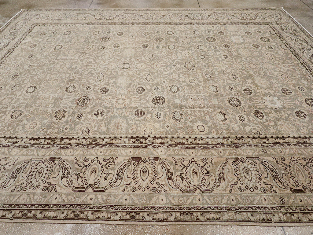Vintage Persian Malayer Room Size Carpet, No.24871 - Gsblank