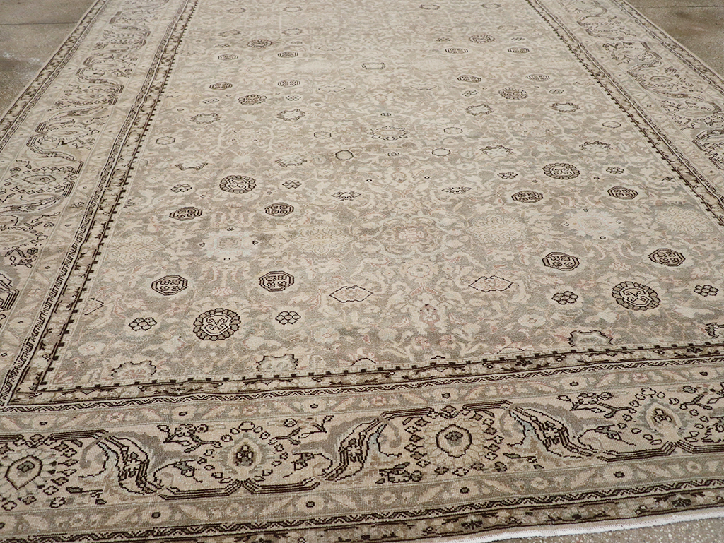 Vintage Persian Malayer Room Size Carpet, No.24871 - Gsblank